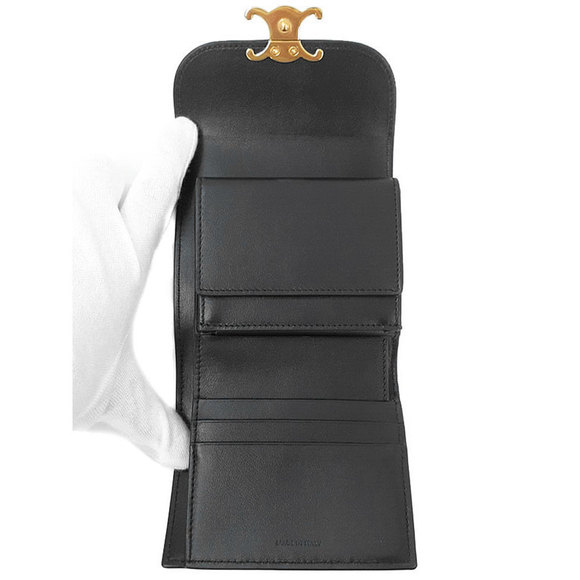 Celine Tri Triomphe Flap Wallet - Picture 3 of 8